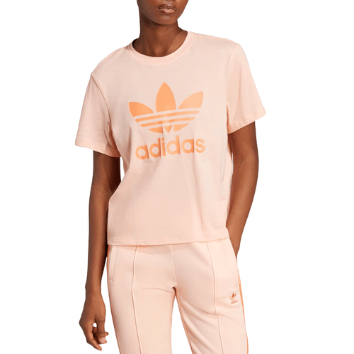Camiseta Feminina Adidas Classics Trefoil Glow Pink-JD3140--1-